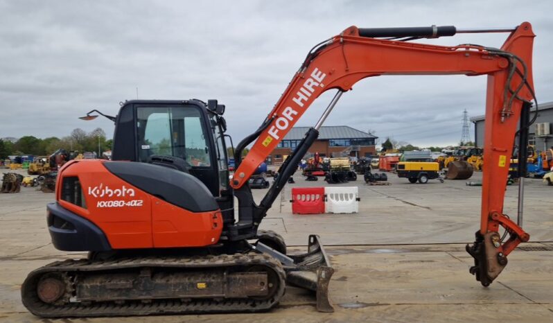 2020 Kubota KX080-4A2 6 Ton+ Excavators For Auction: Leeds, UK – 30th April, 1st, 2nd & 3rd May 25 full
