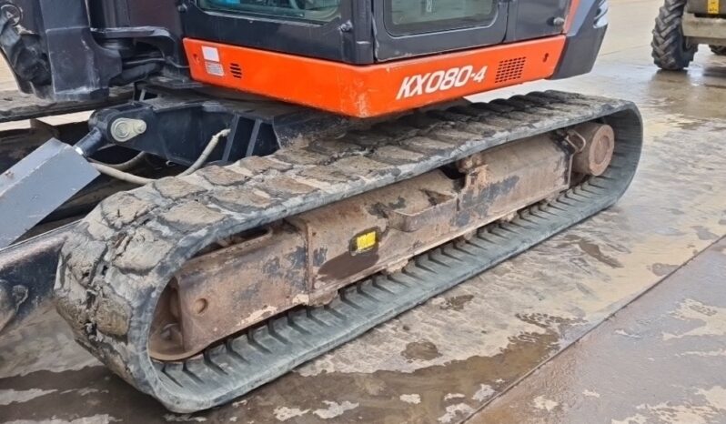 2016 Kubota KX080-4 6 Ton+ Excavators For Auction: Leeds, UK – 30th April, 1st, 2nd & 3rd May 25 full