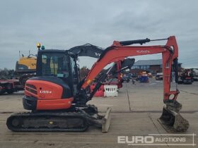 2016 Kubota U55-4 Mini Excavators For Auction: Leeds, UK – 30th April, 1st, 2nd & 3rd May 25 full