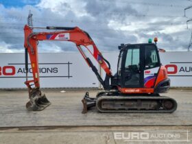 2019 Kubota KX080-4A 6 Ton+ Excavators For Auction: Leeds, UK – 30th April, 1st, 2nd & 3rd May 25 full