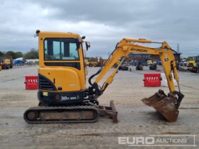 2018 Hyundai ROBEX 30Z-9AK Mini Excavators For Auction: Leeds, UK – 30th April, 1st, 2nd & 3rd May 25 full
