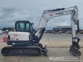 2019 Bobcat E85 6 Ton+ Excavators For Auction: Leeds, UK – 30th April, 1st, 2nd & 3rd May 25 full