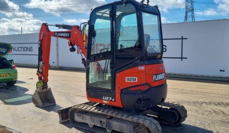 2017 Kubota U27-4 Mini Excavators For Auction: Leeds, UK – 30th April, 1st, 2nd & 3rd May 25 full