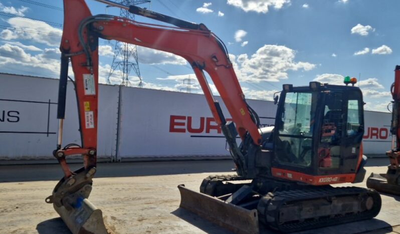 2019 Kubota KX080-4A 6 Ton+ Excavators For Auction: Leeds, UK – 30th April, 1st, 2nd & 3rd May 25