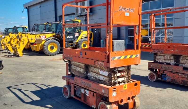 Snorkel S1930 Manlifts For Auction: Leeds, UK – 30th April, 1st, 2nd & 3rd May 25 full