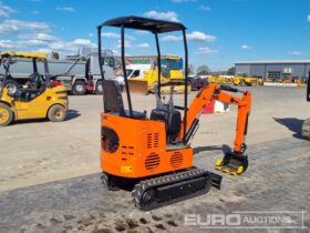 Unused 2024 JPC KV12 Micro Excavators For Auction: Leeds, UK – 30th April, 1st, 2nd & 3rd May 25 full