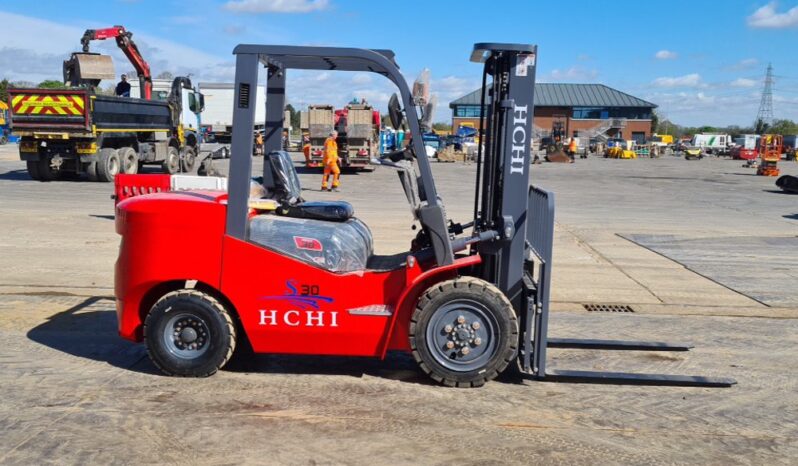 Unused 2025 HCHI CPCD30S Forklifts For Auction: Leeds, UK – 30th April, 1st, 2nd & 3rd May 25 full