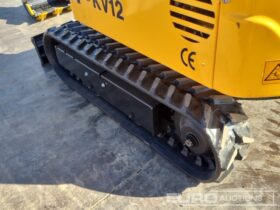Unused 2025 JPC KV12 Micro Excavators For Auction: Leeds, UK – 30th April, 1st, 2nd & 3rd May 25 full