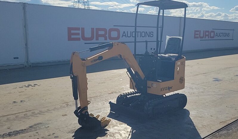 Unused 2024 JPC KV12 Micro Excavators For Auction: Leeds, UK – 30th April, 1st, 2nd & 3rd May 25