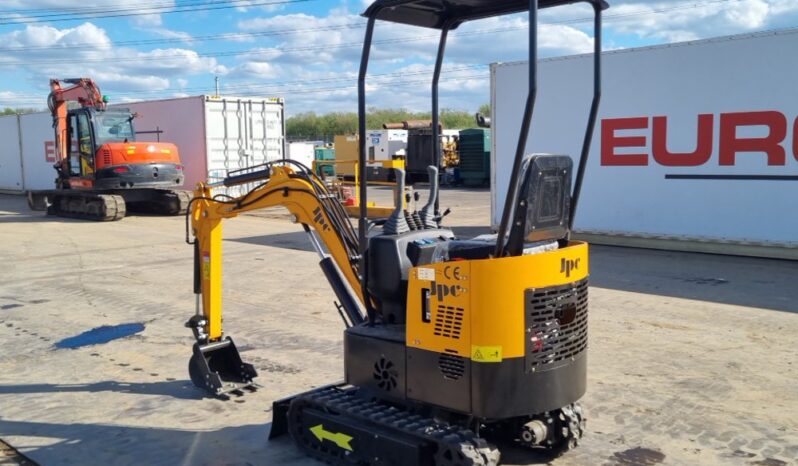 Unused 2024 JPC HT12 Micro Excavators For Auction: Leeds, UK – 30th April, 1st, 2nd & 3rd May 25 full