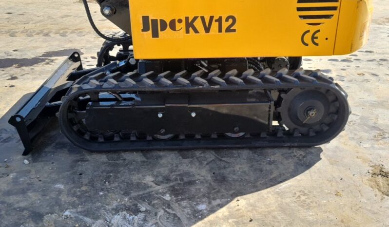 Unused 2025 JPC KV12 Micro Excavators For Auction: Leeds, UK – 30th April, 1st, 2nd & 3rd May 25 full