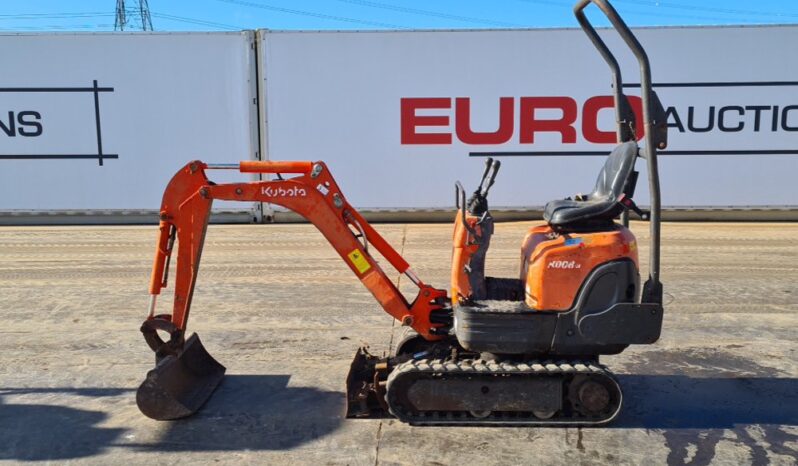 Kubota K008-3 Micro Excavators For Auction: Leeds, UK – 30th April, 1st, 2nd & 3rd May 25 full