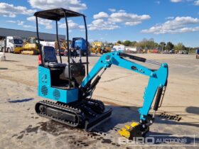Unused 2025 JPC KV12 Micro Excavators For Auction: Leeds, UK – 30th April, 1st, 2nd & 3rd May 25 full