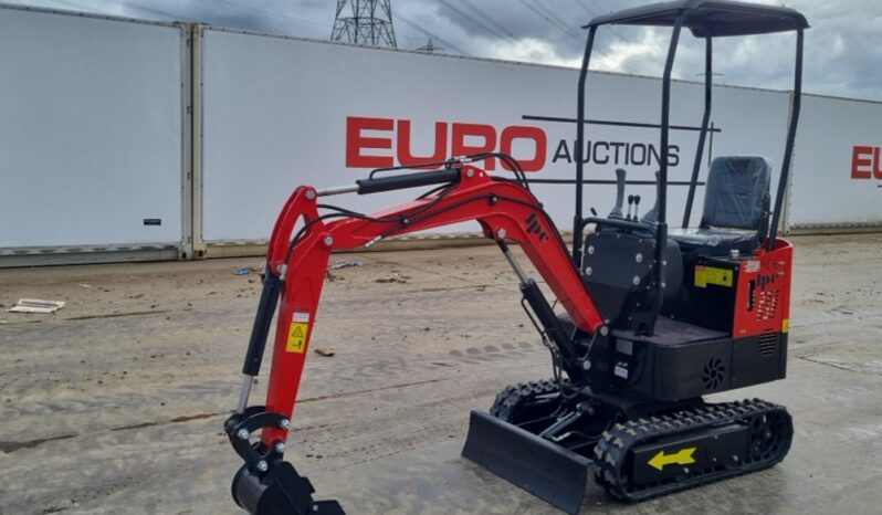Unused 2024 JPC HT12 Micro Excavators For Auction: Leeds, UK – 30th April, 1st, 2nd & 3rd May 25