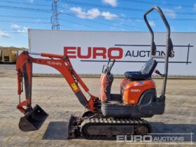 Kubota K008-3 Micro Excavators For Auction: Leeds, UK – 30th April, 1st, 2nd & 3rd May 25 full