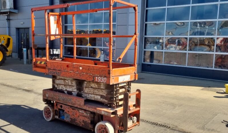 Snorkel S1930 Manlifts For Auction: Leeds, UK – 30th April, 1st, 2nd & 3rd May 25 full
