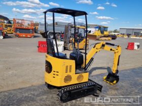 Unused 2025 JPC KV12 Micro Excavators For Auction: Leeds, UK – 30th April, 1st, 2nd & 3rd May 25 full