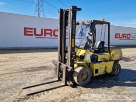 Hyster Diesel Forklift, 2 Stage Mast, Side Shift, Forks Forklifts For Auction: Leeds, UK – 30th April, 1st, 2nd & 3rd May 25