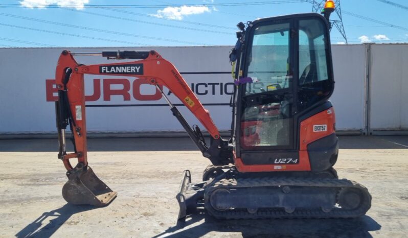 2017 Kubota U27-4 Mini Excavators For Auction: Leeds, UK – 30th April, 1st, 2nd & 3rd May 25 full