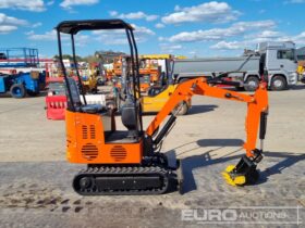 Unused 2024 JPC KV12 Micro Excavators For Auction: Leeds, UK – 30th April, 1st, 2nd & 3rd May 25 full