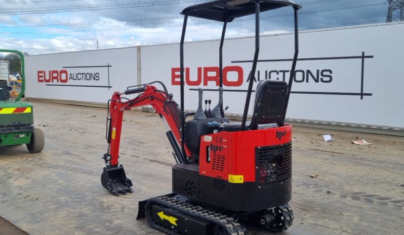 Unused 2024 JPC HT12 Micro Excavators For Auction: Leeds, UK – 30th April, 1st, 2nd & 3rd May 25 full