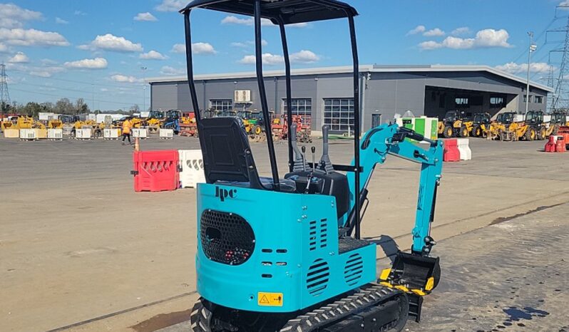 Unused 2024 JPC KV12 Micro Excavators For Auction: Leeds, UK – 30th April, 1st, 2nd & 3rd May 25 full