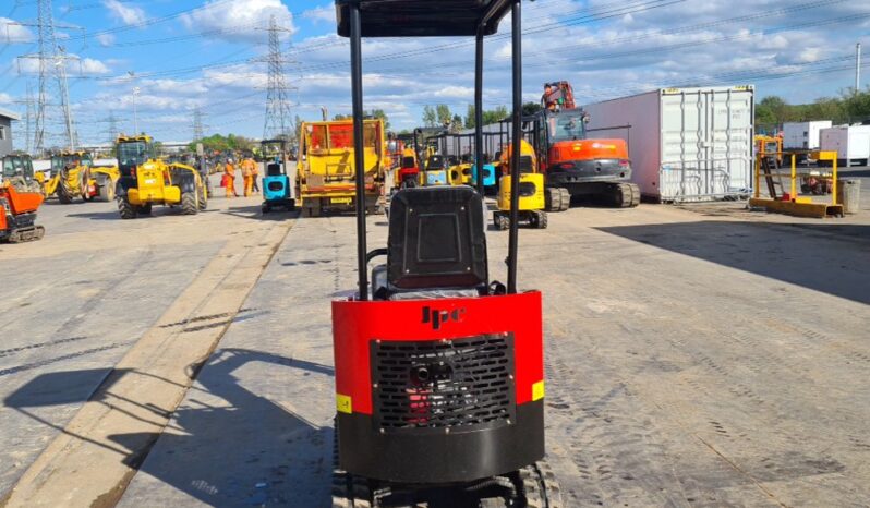 Unused 2024 JPC HT12 Micro Excavators For Auction: Leeds, UK – 30th April, 1st, 2nd & 3rd May 25 full