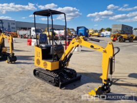 Unused 2025 JPC KV12 Micro Excavators For Auction: Leeds, UK – 30th April, 1st, 2nd & 3rd May 25 full