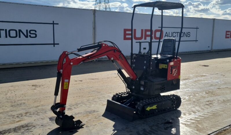 Unused 2024 JPC HT12 Micro Excavators For Auction: Leeds, UK – 30th April, 1st, 2nd & 3rd May 25