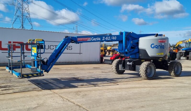 2018 Genie Z62/40 Manlifts For Auction: Leeds, UK – 30th April, 1st, 2nd & 3rd May 25