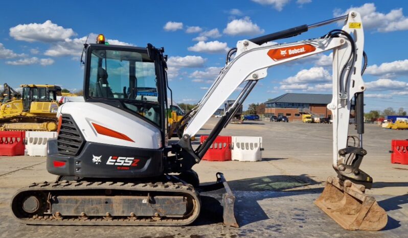 2023 Bobcat E55z Mini Excavators For Auction: Leeds, UK – 30th April, 1st, 2nd & 3rd May 25 full