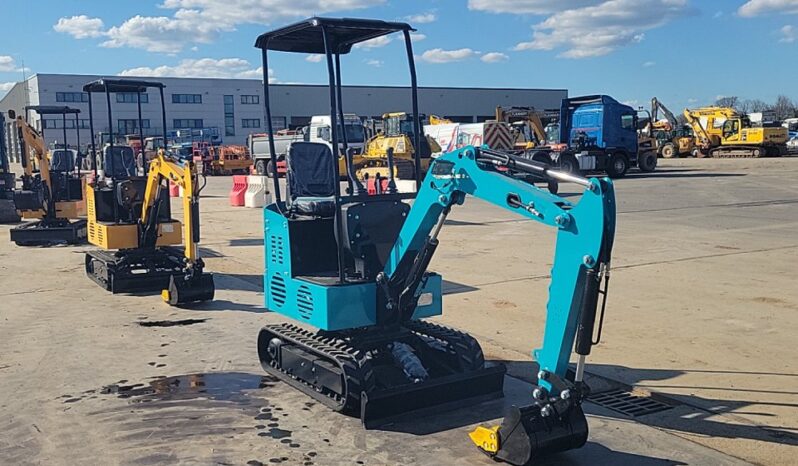 Unused 2024 JPC KV12 Micro Excavators For Auction: Leeds, UK – 30th April, 1st, 2nd & 3rd May 25 full
