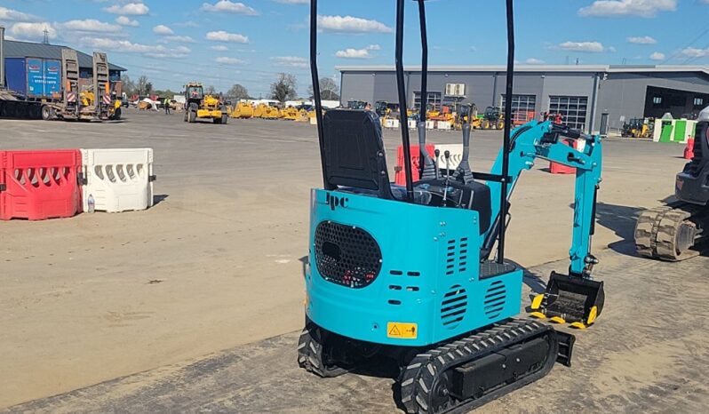 Unused 2024 JPC KV12 Micro Excavators For Auction: Leeds, UK – 30th April, 1st, 2nd & 3rd May 25 full