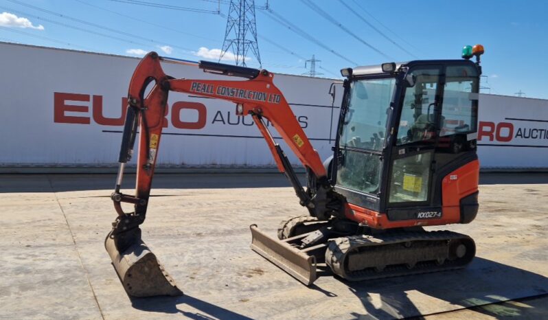 2018 Kubota KX027-4 Mini Excavators For Auction: Leeds, UK – 30th April, 1st, 2nd & 3rd May 25