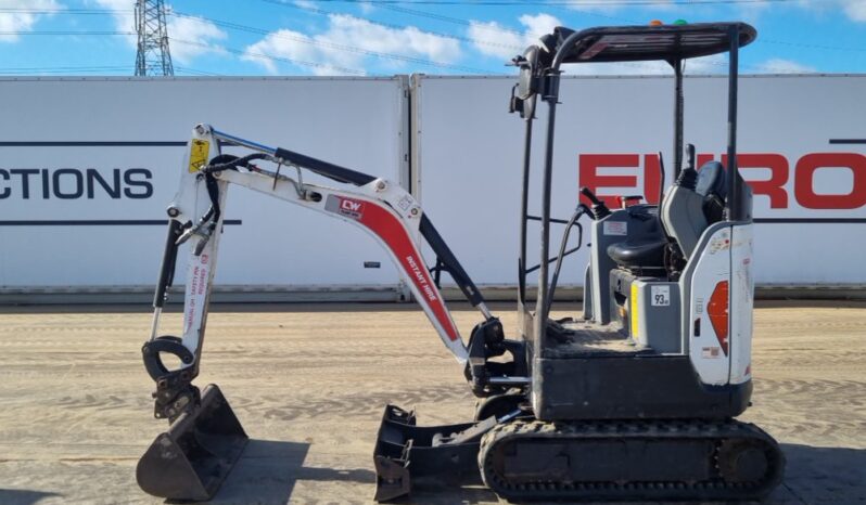2021 Bobcat E17Z Mini Excavators For Auction: Leeds, UK – 30th April, 1st, 2nd & 3rd May 25 full