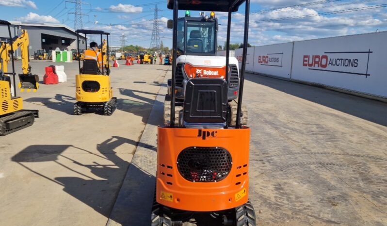Unused 2024 JPC KV12 Micro Excavators For Auction: Leeds, UK – 30th April, 1st, 2nd & 3rd May 25 full