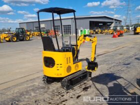 Unused 2025 JPC KV12 Micro Excavators For Auction: Leeds, UK – 30th April, 1st, 2nd & 3rd May 25 full