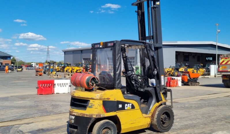 2017 CAT GP30NT Forklifts For Auction: Leeds, UK – 30th April, 1st, 2nd & 3rd May 25 full