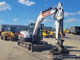 2022 Bobcat E88 6 Ton+ Excavators For Auction: Leeds, UK – 30th April, 1st, 2nd & 3rd May 25 full