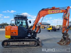 2019 Hitachi ZX85USB-5 6 Ton+ Excavators For Auction: Leeds, UK – 30th April, 1st, 2nd & 3rd May 25 full