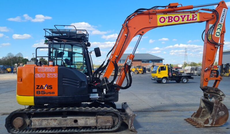 2019 Hitachi ZX85USB-5 6 Ton+ Excavators For Auction: Leeds, UK – 30th April, 1st, 2nd & 3rd May 25 full