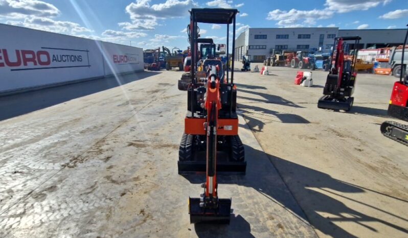 Unused 2024 JPC KV12 Micro Excavators For Auction: Leeds, UK – 30th April, 1st, 2nd & 3rd May 25 full