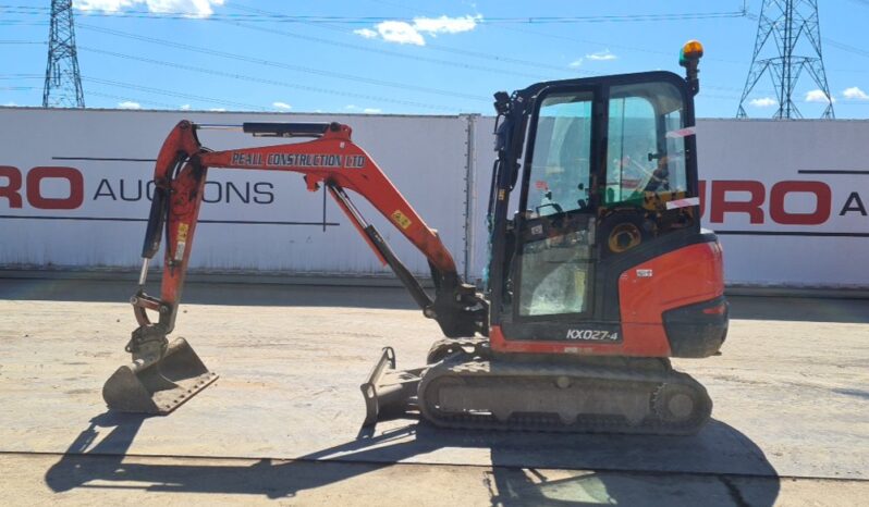 2018 Kubota KX027-4 Mini Excavators For Auction: Leeds, UK – 30th April, 1st, 2nd & 3rd May 25 full