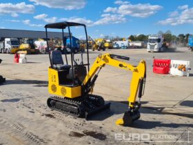 Unused 2025 JPC KV12 Micro Excavators For Auction: Leeds, UK – 30th April, 1st, 2nd & 3rd May 25 full