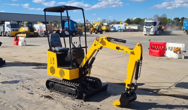 Unused 2025 JPC KV12 Micro Excavators For Auction: Leeds, UK – 30th April, 1st, 2nd & 3rd May 25 full