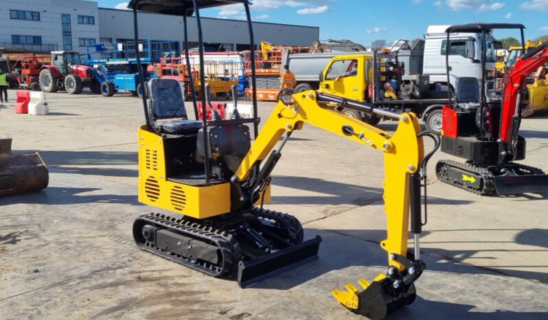 Unused 2025 JPC KV12 Micro Excavators For Auction: Leeds, UK – 30th April, 1st, 2nd & 3rd May 25 full