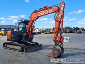 2019 Hitachi ZX85USB-5 6 Ton+ Excavators For Auction: Leeds, UK – 30th April, 1st, 2nd & 3rd May 25 full