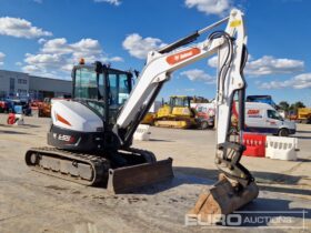 2023 Bobcat E55z Mini Excavators For Auction: Leeds, UK – 30th April, 1st, 2nd & 3rd May 25 full