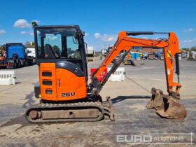 2019 Hitachi ZX26U-5A CR Mini Excavators For Auction: Leeds, UK – 30th April, 1st, 2nd & 3rd May 25 full