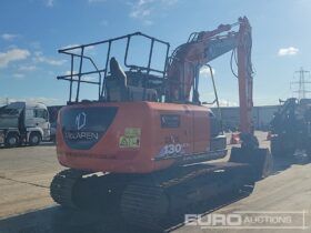 2020 Hitachi ZX130LCN-6 10 Ton+ Excavators For Auction: Leeds, UK – 30th April, 1st, 2nd & 3rd May 25 full